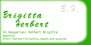 brigitta herbert business card